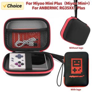 ケースレトロハンドヘルドゲームコンソールケースバッグMiyoo Mini Plus/RG35xxのキャリングケースカバー、ポータブルハードトラベルバッグゲームアクセサリー