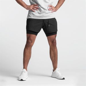 Lu shorts de fitness masculino esportes de camada dupla executando calças de sexo de sexo invisíveis de sexo calças de sexo rápido de sexo com renda multifacetada 5 pontos FJ-DK-11