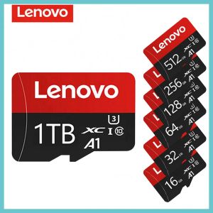 Karty Lenovo 2TB Karta pamięci o wysokiej prędkości 512 GB Micro TF SD Card Klasa 10 1 TB Mini SD karta 128 GB 256 GB Karta TF do telefonu Bezpłatna wysyłka