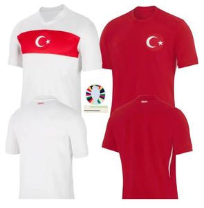 2024 Turkiye Futbol Forması E Kupası Türkiye Milli Takımı Evde Demiral Kokcu YADIZ ENES Calhanoglu Erkekler Çocuk Futbol Gömlekleri Kiti