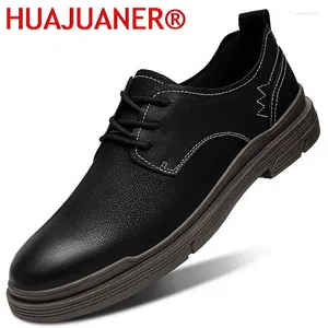 Casual Shoes Formella mäns äkta läder Oxford Male Abiye Handmade Classic Prom Evening Long Elegantes Social Monk