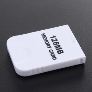 Cards White Memory Card de alta velocidade Flash Memory Chip Practical Fácil de usar para Nintendo Wii Gamecube GC NGC Game