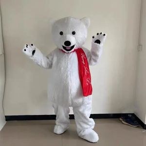 2024 MASCOT DA COSTUMA DE COSTUME DE MASCOT POLAR DE HAXAR