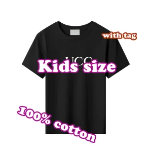 T-Shirts Luxusdesigner Kinder T-Shirts G Shirt Baby Kleidung Luxus T-Shirts für Kid Designer Boy Tops Childrens Anzug Mädchen T-Shirts gedruckt