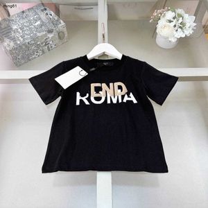 Brand Baby T-shirt Kids Designer Abibiti Two Tone Logo Printing Girls Short Maniche taglia 100-150 cm Boys Tees Summer Child Tshirt 24pril