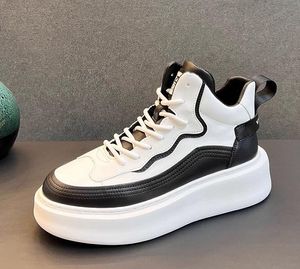 Style 1355 Royal Men Platform Shoes White Sport Designer Loafers Fashion Business Casual Sneakers Walking Shoes Men's Flats 's