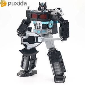 Puxida 26cm Transformation Robot Toys Kids Op Commander Nterstellar Star Nemesis Prime Action Figure Deformowany model zabawki Prezent 240408