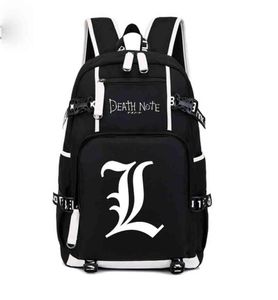 Anime Death Note USB Backpack School Bags Bookbag Men Women Travel Laptop Rucksack Kids Knapsack Presente 2202106225914