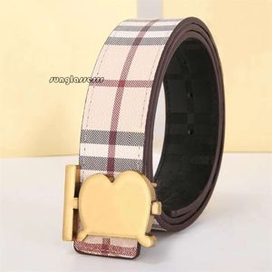 belts for men designer Men Fashion Plaid Slim Western Jeans Leather Accessories Cowhide Waist Woman New Accessory Birthday Party Decoration