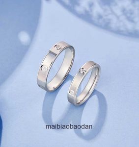 High End Designer Jewelry Rings for Women Carter of the Simple Titanium Steel Par Ring tappar inte pigmentet som ringen är stängd och ringen är till ringen Original