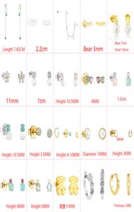 Fahmi 2022 New Style 100% 925 Sterling Silver cute Bear Trend Fashion Ladies Beauul Classic Earrings Jewelry Factory Direct Wholesale4581454