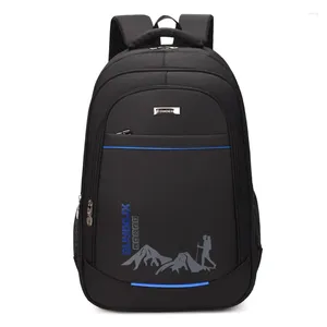 Backpack Large Pacader Men College Student High School Bag Nylon Black Casual 15,6 -Cal