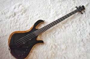 Factory Black Electric Bass Guitar med 4 StringsSash Bodydark Green Pattern Black HardwareHigh QualityCan beaniseras1013260