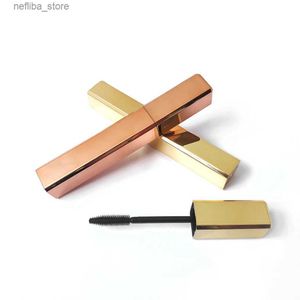 Mascara vattentät svettproof svart curl naturliga fransar pigment liten guld bar privat etikett mascara anpassad bulk makeup kosmetisk skönhet l410