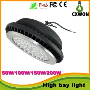 Bay 50W 100W 150W 200W LED High Defe Light UFO Ampuller Endüstriyel Mağaza Işıkları Depo Süpermarket Aydınlatma