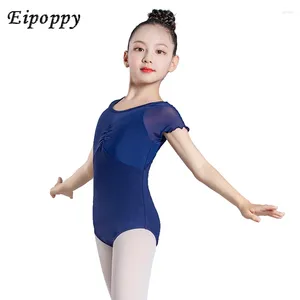 Stage Wear Children's Dance Clothes Grading Performance Summer Short-Sleeved Practice Ethnic Professional Gymnastics Girls Ballet