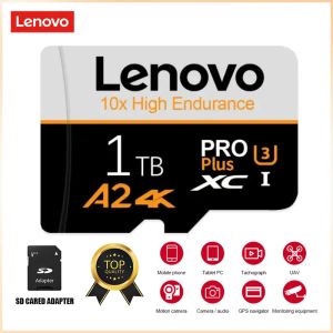 Cartões Lenovo para Nintendo Switch Card de memória 1TB Micro TF SD Card SD Card 512GB Mini SD Card 2TB SD/TF CARTA TF TF para PC CAM