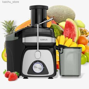 Juicers AZEUS centrifugal juicer made in Germany with 163 shredding blades (titanium reinforced) and 2-layer juicer Y240418