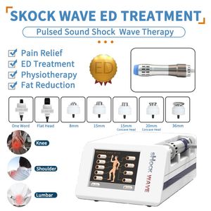 その他の美容装備ユニークなデザイン組み込み空気コンプレッサーショックウェーブ療法機勃起不全と疼痛緩和体のためのスリム