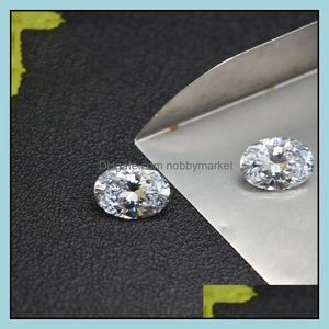 Lose Diamanten Oval Form klares kubisches Zirkonia Stein Werksfabrik Direkte obere Qualität Brilliant Hine Schnitt synthetisches locker für Schmuck cz sett otzal