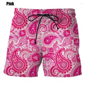 Shorts maschile Inchiostro dipinto di nuoto in 3D Summer Trunks Short Comfort Beach Beach Masculino Swateboarding Swimsuit