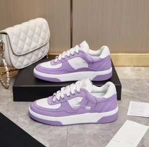 2024 Designer Womenr Shoes Purple White Casual Shoes Sneaker Ny ankomststorlek 35-40