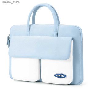 Andere Computerzubehör Mehrzweck-Design-Laptop-Hülsenbeutel Hülle wasserdichte tragbare Schulterhandtasche 14 15,6 Zoll Messenger Notebook-Beutel Aktentasche Y240418