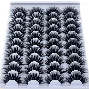 False Eyelashes 20 Pairs 15-20mm Natural 3D Fake Lashes Makeup Kit Mink Extension Maquiagem Eye /US