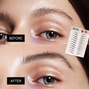 Enhancers Women 4D Hair Like Eyebrow Makeup Waterproof Eyebrow Tattoo Sticker Long Lasting Natural Fake Eyebrow Stickers Cosmetics For Men