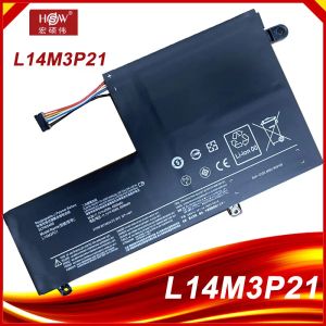 Piller L14L3P21 L14M3P21 Lenovo Flex için Dizüstü Bilgisayar Pili 31470 1580 5B10G78611 Kenar 21580 Yoga 500 14SK L14M3P21 11.1V 45WH