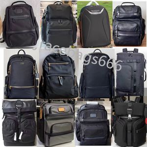 Casual Tums Backpack Tum Männer und Damen -Rucksack Tumbeutel Alphs Fly 3 Voyageur Großer Computer Rucksack Fashion Tums echter Leder -Rucksack hochwertige Büchertasche