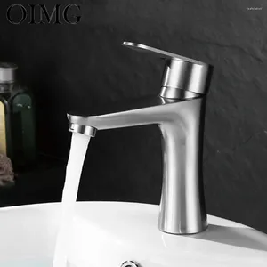 Rubinetti del lavandino da bagno oimg rubinetto del bacino in acciaio inossidabile e toilette per acqua fredda.