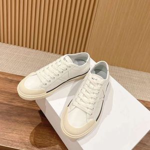 Genuine Leather Flat Sports Leisure Instagram Trend, 2023 New Super Hot and Versatile Small White Single Shoes, Women's Shoes