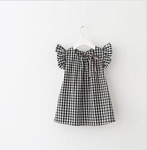 Nowe lato 2017 Children039s Scheme Letni Shortsleeved Dress Girls Doll Shirt G3216652712