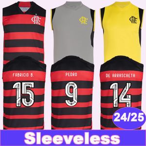 2024 25 Flamengo Mens Soccer Maglie da casa Gestro Gabi Pedro de Arrascaeta L.Araujo Fabricio B. Everton Goncalves Allenamento indossare camicie da calcio