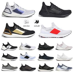 2024 Utral Boost 4.0 Athletic Running Shoes Purple Dash graue Kern dreifache schwarze weiße Solar gelbblau Metallic Männer Frauen lässig Trainer Sneakers Größe 36-46