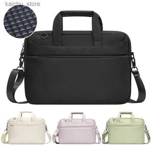 Andra datortillbehör Laptop Bag Axel Handväska Messenger Portfölj 13 14 15,6 tum för MacBook Air Pro 13.3 HP Huawei Asus Dell Acer Lenovo Y240418