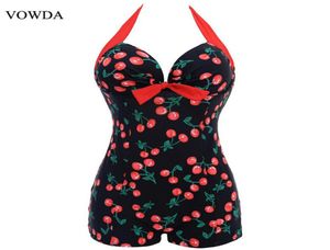 2017 NWT Sexy Skeepwear Women Windage Style One Piece Dot Dot Print Print Bow Knot Sweetheart Swimsuit Strappy Plus Size M4XL1066783