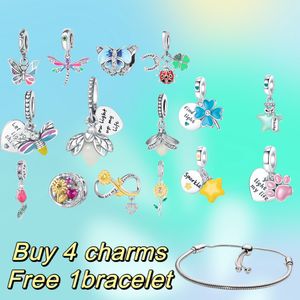 Charming Bracelet Romantic Fantasy Clover Star Pendant Necklace Classic Designer Suitable for Pandoras Bracelet Necklace Women's Jewelry Gift Box Wholesale