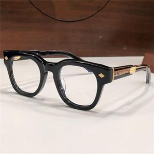 NEUES Fashion Design Optical Eyewear Square Dicke Plankenrahmen Einfacher beliebter klassischer Stil vielseitiger Brillen transparentes Objektiv Jenna 257l