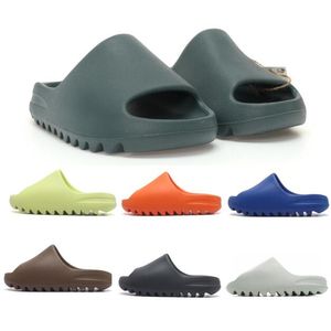 2024 Designer de luxo Slipper Bubble Rubber Slides Mula para homens Mulher fuligem 2024 Cornners de espuma macia Slide Slide Outdoor Fashion Slide Men.