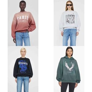 Favori En İyi 23SS AB Hoodie Kadın Moda Klasik Pamuk Sweatshirt Yeni Mektup Baskı Kapşonlu Kazak Yıkanmış Gevşek Bing Hoodies 6 R0C1 S