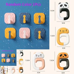 Portable Bag Hook Cute Animal Plastic Table Hook Purse Handbag Travel Bag Organizer Holder Office Decor Plastic Desk Side Hooks