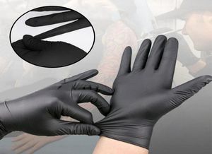 100pcs jednorazowe rękawiczki nitrylowe przeciw poślizgowe Wodoodporne lateksowe tatuaż 6361933