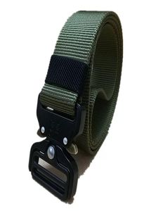 Tactical Rigger Belt Nylon Webbing midjebältet Militärbälte med vring hungaduty quickrelease buckle helhet 6676472