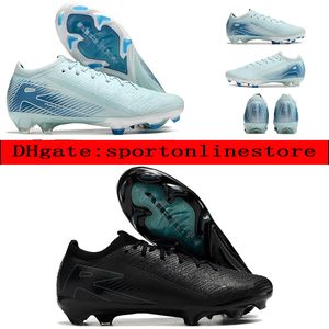 drop shipping Send Bag outdoor Football Boots Zoom Vapor XV Elite FG Soccer Shoes Men Soft Leather Comfortable Trainers Knit mens Football Cleats mens size 6-12