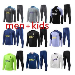 23 24 25 Spurs Adult Tracksuit Kids Set Del Chandal Überlieferung Sohn Janssen Lo Celso Ndombele Man Football Jackets Kindertraining Anzug Anzug