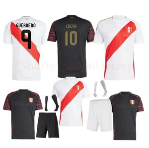 2024 2025 Copa American Peru Soccer Maglie 24 25 Shit da calcio per bambini a casa via Seleccion Peruana Cuevas Pineau Cartagena Abram Shirt Football Fans Ball Uniform