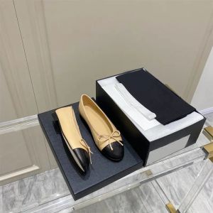 Elegant Ballet Flats for Weddings and Parties Genuine Leather and Top Quilty VelvetGenuine Leather Round Toe Ballet Flats