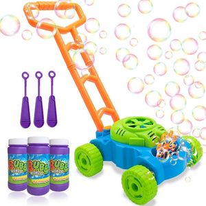 Lydaz Bubble Lawn Mower is suitable for children aged 3 years old.It is a bubble blower manufacturer for children and is used as an outdoor summer backyard gardening toy,